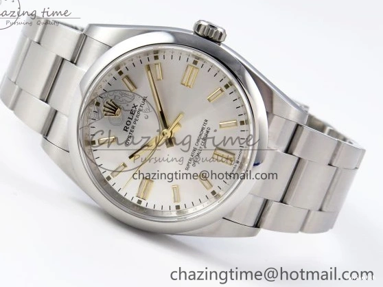 PERPETUAL BEST SILVER 904L DIAL 36MM 126000 EDITION VSF 1:1 OYSTER VS3235 STEEL 0108